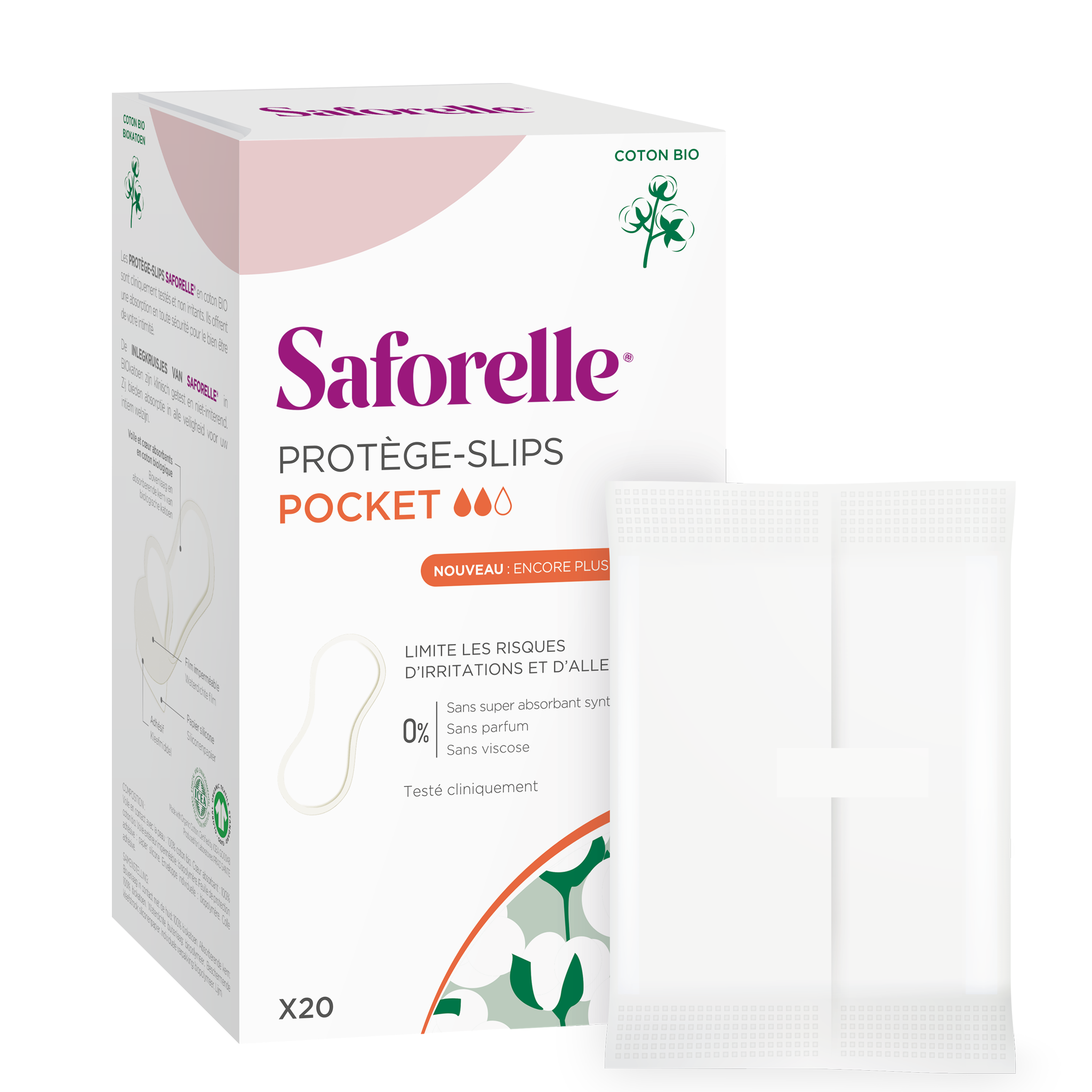Saforelle Ultra Absorbent Panties - Ecological protection and comfort